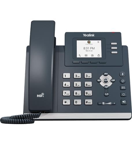 YealinkMP52-TEAMS-E2 - PoE - Android 13 OS - 2.4 inch (320 x 240) capacitive Touch Screen - Power Adapter NOT Included