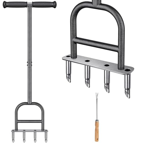 Lifeswell Aeratore per carotaggio Prato, aeratore Manuale a 4 conduttori