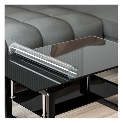 Nappe transparente PVC résistante à l'huile et imperméable pour salon 90x100