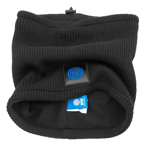 Chauffe-cou en maille avec patch cuir élégant modèle 153464