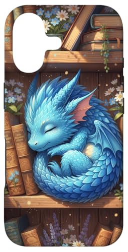 Cottagecore Dragon Book for Anime Bookworm Fantasy Art �X�}�z�P�[�X iPhone 17 �p