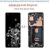 Pantalla AMOLED de repuesto para Samsung Galaxy S20 Ultra 5G para Samsung S20Ultra SM-G988U SM-G988U1 LCD Display Digitizer Touch con soporte de huella (marco negro + protector + adhesivo + herramientas) 4