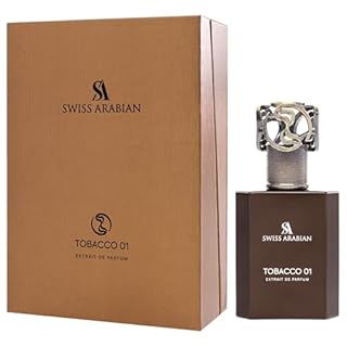 Swiss Arabian Tobacco 01 - Arabian Perfume for Men and Women - Extrait de Parfum - Long Lasting Perfume - Unisex Fragrance - Travel Size - 1.7 oz