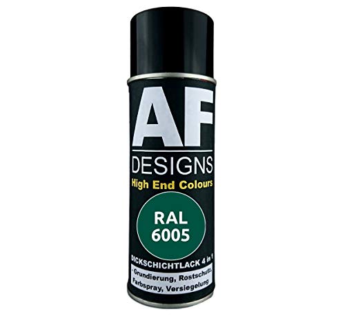4 IN 1 Ral 6005 Verde Musgo Dickschichtlack Laca Spray Lata de Aerosol