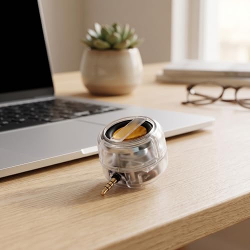 Altavoz pequeño portátil de 3,5mm para ver vídeos en la tableta 2