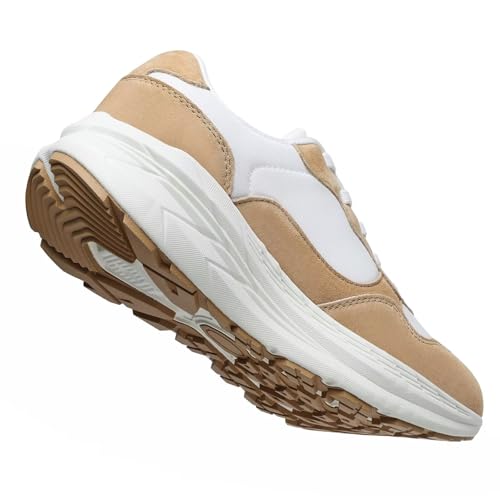 Image of GSLMOLN Women's Casual Walking Shoes Breathable Non Slip Tennis Cushion Fashion Gym Sneakers