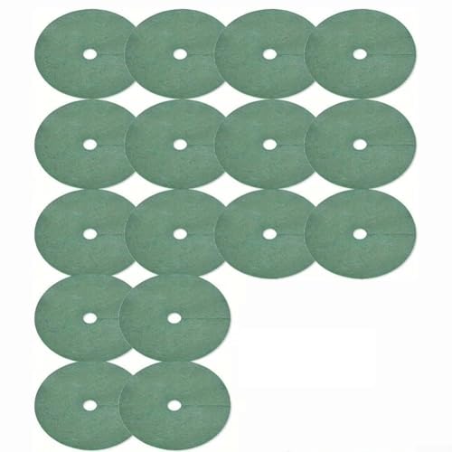 20PCS Tree Mulch Rings-Landscape Fabric, Non-Woven Weeds-Control Round Mats, Reusable