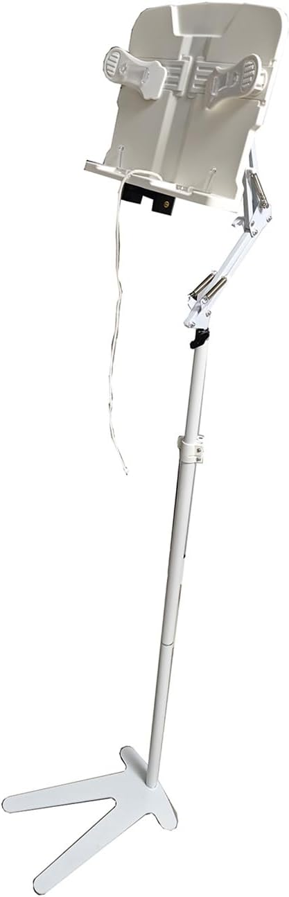 Floor-Standing Reading Stand, Adjustable Height 70 to 170cm,Portable Phone Holder for Classroom Speech Home Music Room