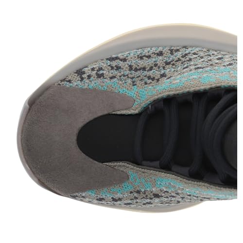 Image of adidas Yeezy Quantum Lace-Up Sneakers- Knitted Elastic Collar, Mesh Upper with RPU Cage, Boost Cushioning - Yeezy Shoes
