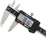 Einfach zu lesen: Mit einem großen kontrastreichen LCD-Display, der von MM bis Inch möglich ist.