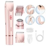 Beauty Bloom Electric Razor,Beauty Bloom 2.0,Bliss and Bloom Beauty Bloom 2.0 Trimmer,Beauty Bloom Electric Razor 2.0,Comfort 2 in 1 Electric Lady Shaver for Wet & Dry Use (Pink)