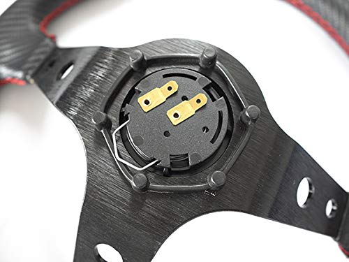 ディープコーン　ステアリング　ドリフトハンドル　35Φ　シルバー【2335】 Amazon | ディープコーン ステアリング ドリフトハンドル 35Φ
