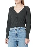 Passform : Normal geschnitten ONLY Damen Onlana Life Seawool L/S Cardigan Knt Sweater, Schwarz, XS EU