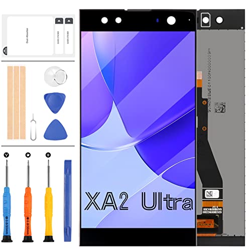 LADYSON Écran tactile LCD de rechange pour Sony Xperia XA2 Ultra H4213 H4223 H3223 H3213 SM22 (Noir)