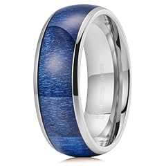 8mm sliver& blue wood