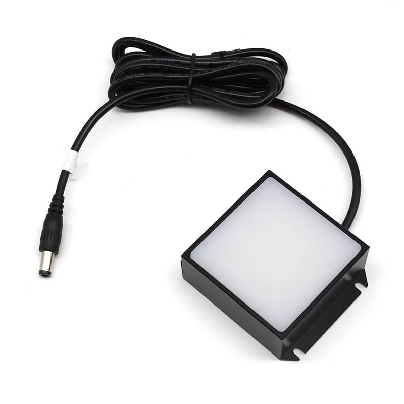 Microscope Adjustable LED Square Light Source 25x25 100x100mm 200x200mm- Industrial Machine Vision Lamp Square Surface Lamp for PCB Detection(60x60mm)