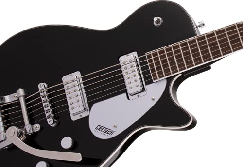 Gretsch G5260T Electromatic Jet Baritone Solid Body 6-String Electric Guitar With Bigsby, 12-Inch Laurel Fingerboard, And Bolt-On Maple Neck (Right-Hand, Black) #TOP4
