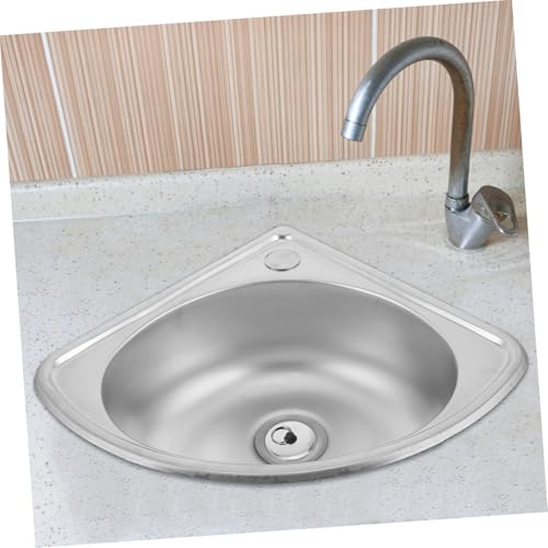 Fregadero triangular inoxidable de seno único para ganar espacio 5