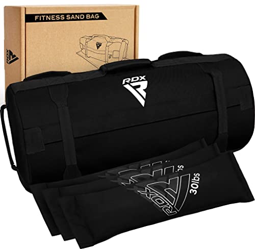 Rdx Fitness Sandbags, Workout Heavy-Duty Sandbag For Weight Training, Adjustable Sand Bag, Equipment For Home Gym Full Body Workouts, Mma, Boxing Exercises, Men Women With Multiple Sizes #TOP28