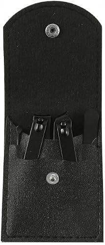 High Precision Stainless Steel Nail Clipper Set with Nail File & Trimmer, Fingernail & Toenail Grooming Kit, Portable Travel Case, Durable Sharp Blades for Men & Women