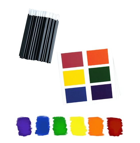 The Cookie Countess PYO Edible Paint Palettes 60 Pouch - Rainbow with 60 Food Safe Brushes