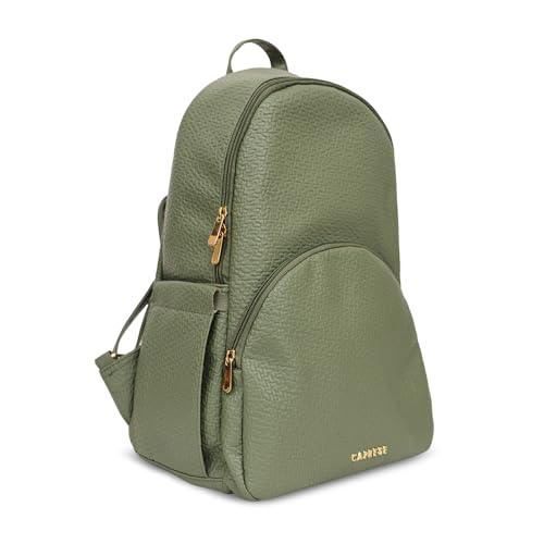 Image of Caprese Comet Casual Backpack | Fashion Backpack for Women with Adjustable Strap & Secure Zip Closure | Spacious, Versatile for Daily Use, Ideal for Students, Professionals & Travelers