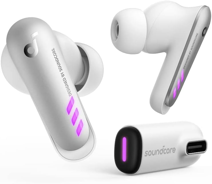 VR P10 Wireless Gaming Earbuds, Authorized Meta/Oculus Quest 2 Accessories, 30ms Low Latency, Dual Connection, Bluetooth, 2.4GHz Wireless, USB-C Dongle, PS4, PS5, PC, Switch Compatible