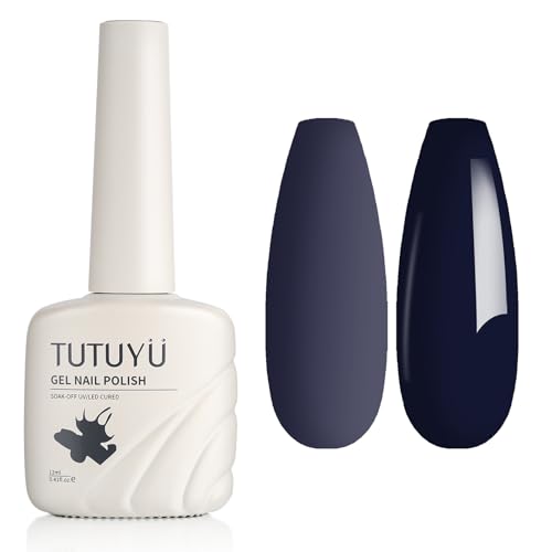TUTUYU Gel blu indaco notte - 12 ml - blu scuro salone/fai da te