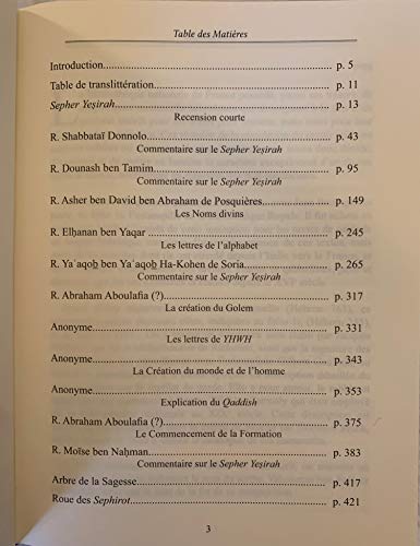 Sefer Yetsirah et commentaires, fac similé du Manuscrit Heb.763 de la Bibliothèque nationale de France – vue 8