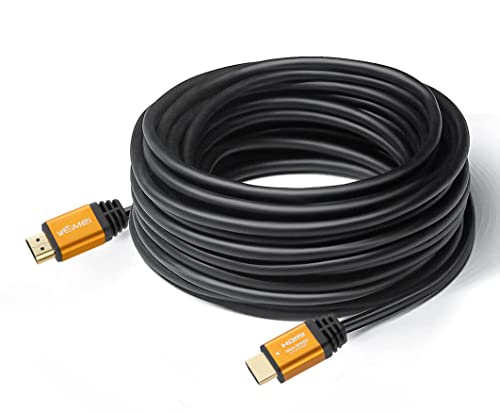 WEIMEI 60 Feet 4K HDMI Cable 2.0 HDMI Cord 60ft Support 4K@60Hz UHD 2160P Ethernet 3D ARC with Gold-Plated Connector and Bare Copper Conductor