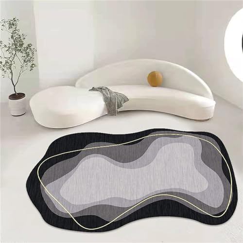 Tapis moderne abstrait pour salon design et chambre chaleureuse - 3