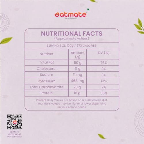 Image of Eatmate Premium Natural Sesame Seeds 250 g | White Till Seeds for Eating, Cooking & Baking | Nutritious Indian Spice | Rich in Calcium, Protein & Fiber | Fresh Natural Til Seeds for Daily Use
