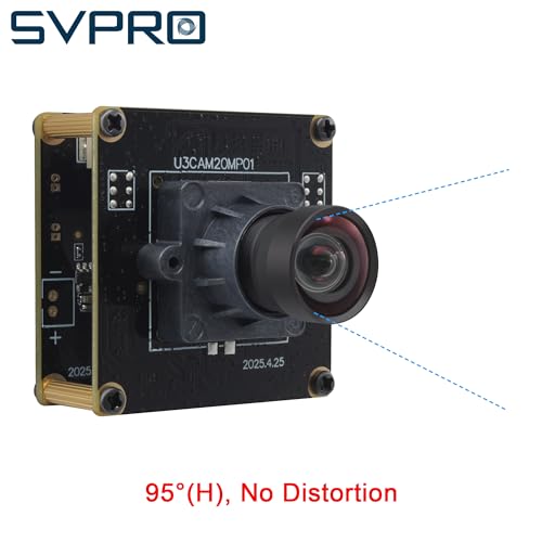 Module de caméra USB 3.0 20 MP 5K anti-distorsion, solution webcam industrielle SVPRO - 5