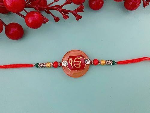 Image of Ek Onkar Rakhi For Brother | Rakhi Combo| rakhi || rakhi set || rakhi for brother