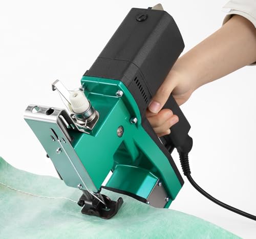 MXBAOHENG GK9-88 Bag Stitcher Machine Industrial Electric Bag Closer Closing Machine for Rice/Sack/Woven/Paper/Plastic Bags（Green）