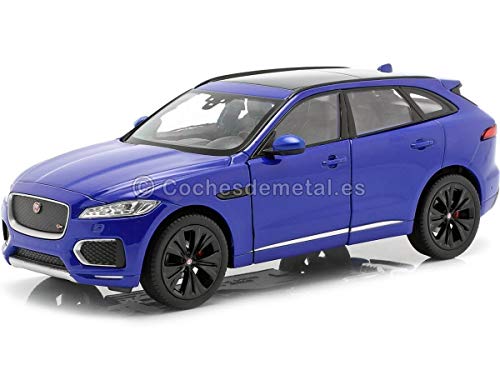Preisvergleich Produktbild Jaguar F-Pace, metallic-blau, 2016, Modellauto, Fertigmodell, Welly, 1:24