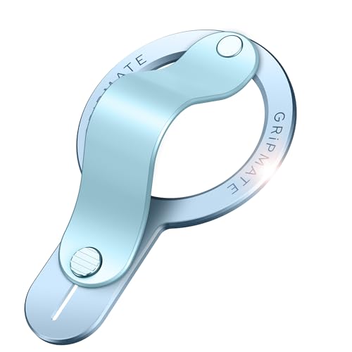Image of GripMate for MagSafe Phone Grip for iPhone - Magnetic Phone Ring Holder Detachable for iPhone 17 - Comfortable Finger Phone Ring Grip for Apple 16 /15 /14 /13 /12, Blue