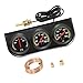 52MM Triple Meter Set for Oil Pressure Water Temperature and Electrical in Car Truck Trilateral Automotive Gauge