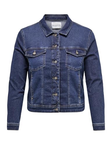 ONLY Carmakoma Carwespa LS Dbd Jacket Dnm, Dark Azul Denim, Numeric_50 Mujeres
