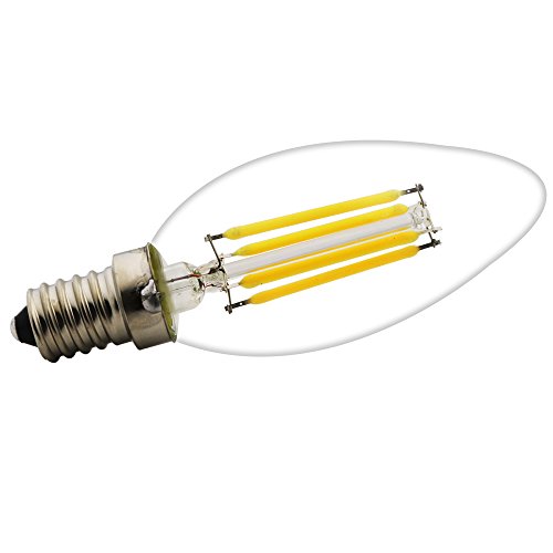 E14 LED luce di candela 4W bianco caldo COB