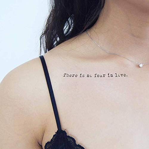 Everjoy 60+ Designs Inspirational Christian Quotes Bible Verses Scriptures Temporary Tattoos #TOP3