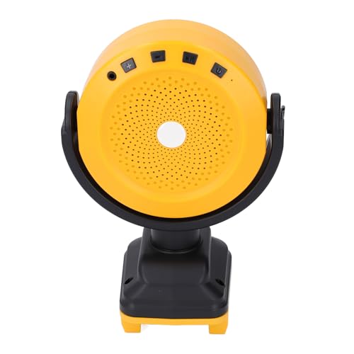 YWBL-WH Bluetooth-Lautsprecher für den Außenbereich, Kabelloser Bluetooth-Lautsprecher, Batteriebetriebener 18-V-20-V-Baustellenlautsprecher