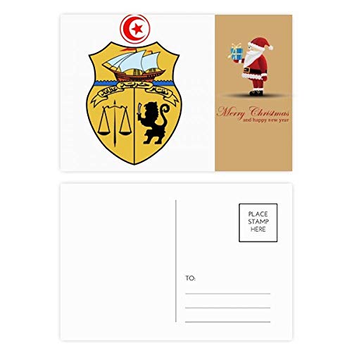 Cartes postales Père Noël Tunisie lot de 20 correspondance festive internationale