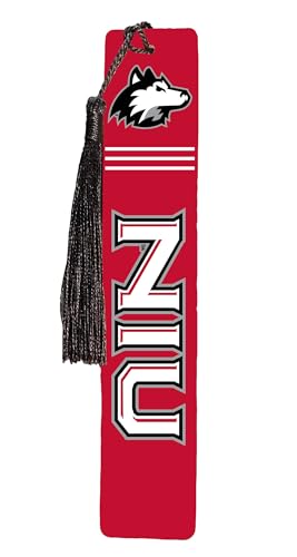 Northern Illinois Huskies Wooden Bookmark with Tassel Officially Licensed Collegiate Product Single