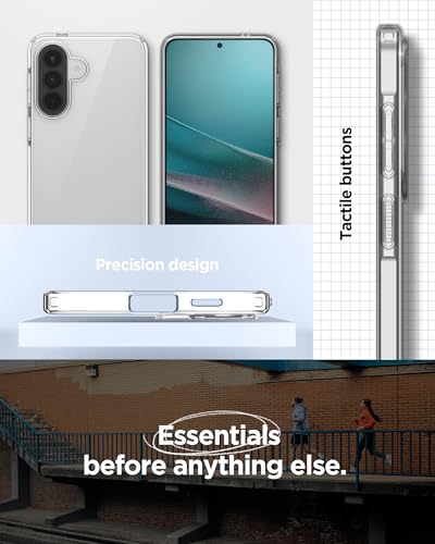 Image of Spigen Liquid Crystal Case for Samsung Galaxy A57 5G, Crystal Clear | Transparent, Flexible, Slim Fit, Thermoplastic Polyurethane, Glossy