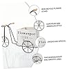 ORFOFE Support De Pot De Fleurs Élégant Pour Vélo Support De Pot De Fleurs En Forme De Vélo Vintage Décoration Dintérieur Tendance Pour Le Bureau Ou La Maison #1