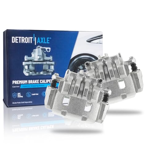 Image of Detroit Axle - Front 2pc Brake Calipers for 13-16 Scion FR-S, 13-14 | Subaru BRZ, 17-20 Toyota 86, 2 Disc Brake Calipers w /Bracket 2013 2014 2015 2016 2017 2018 2019 2020 Replacement