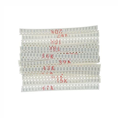 24 Types x 25 Pieces, Total 600 Pieces 1206 1% Chip Resistor Kit 10K 11K 12K 13K 15K 16K 18K 20K 22K 24K 27K 30K 33K 36K 39K 43K 47K 51K 56K 62K 68K 75K 82K 91K Ohm