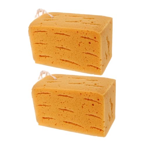 ABOOFAN 2 Pièces Éponge de Lavage Autos Éponge Mousse Haute Densité pour Détail Auto et Nettoyage Surface Douce Non Rayante pour Lavage de Voitures
