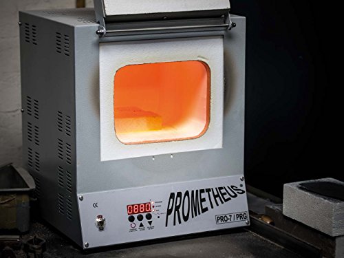 Prometheus Jeweller's Metal Clay Electric Kiln Pro-7-PRG-BD with Timer for Art Clay, Enamelling, Glass Fusing and Ceramics
